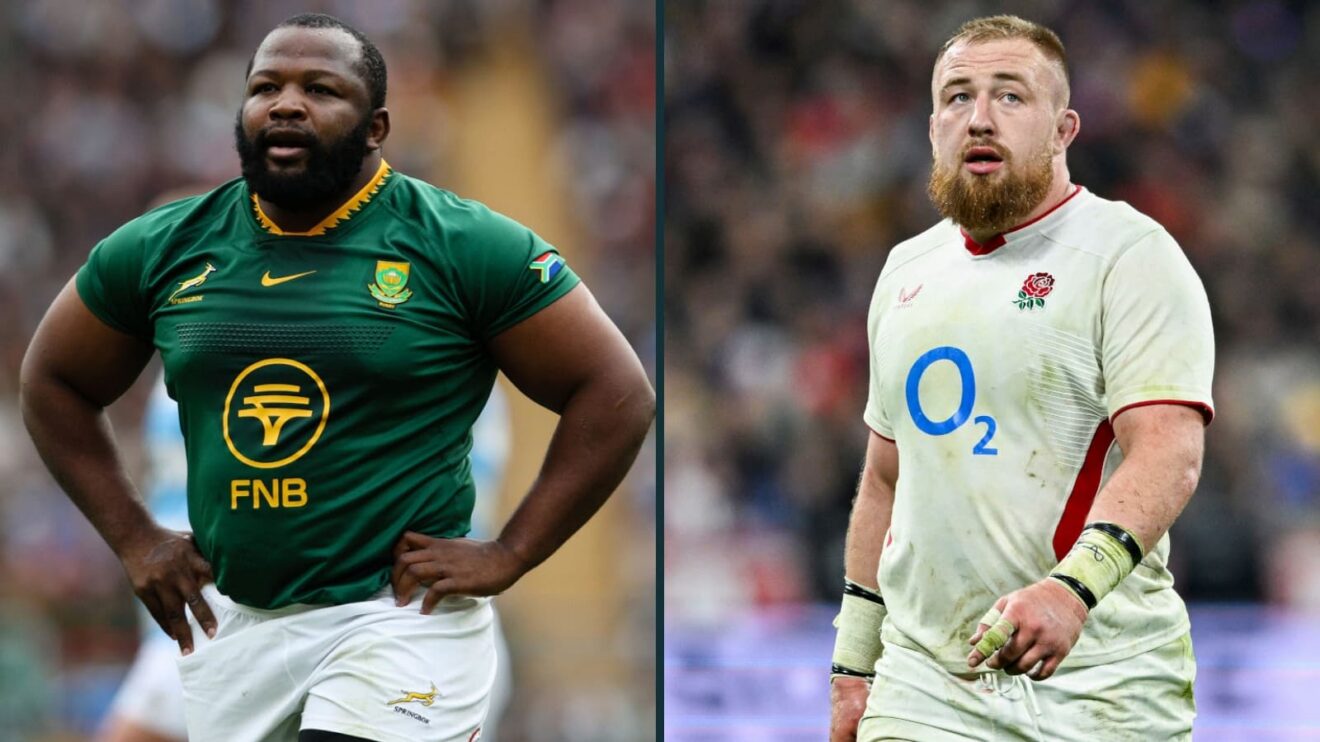 Ox Nche and Joe Heyes will face off in the Springboks v England fixture on Saturday.