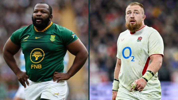 Ox Nche and Joe Heyes will face off in the Springboks v England fixture on Saturday.