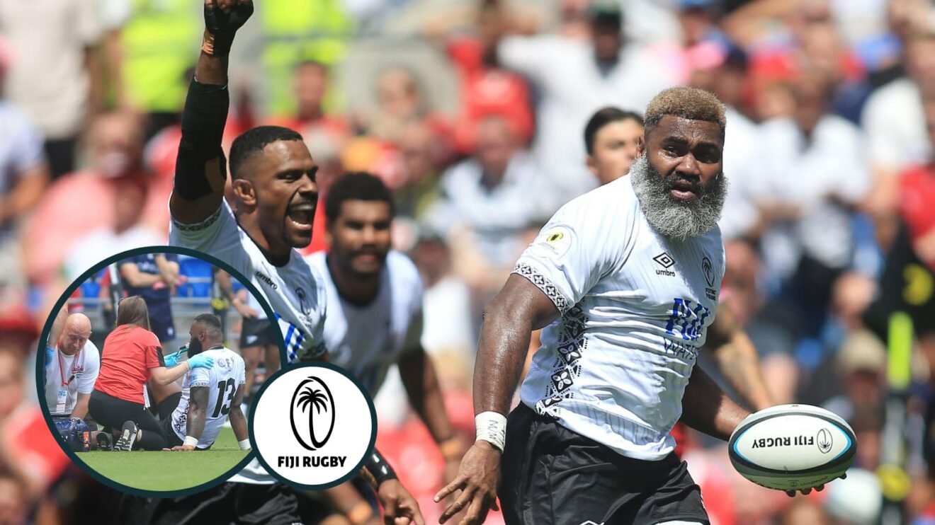 two layer image of Fiji versus Wales