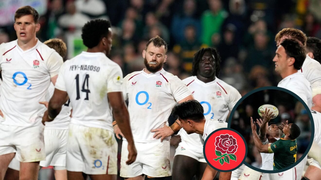 two layer image of england v south africa