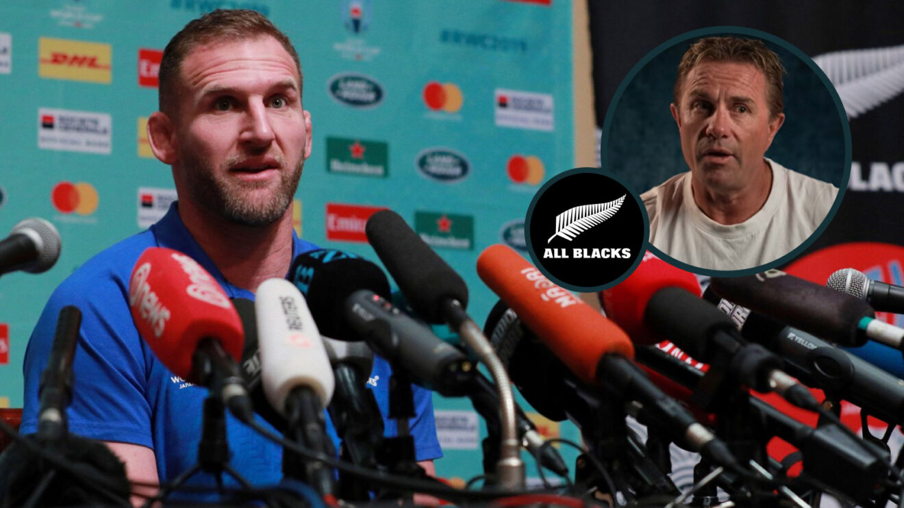 Kieran Read and Justin Marshall photo