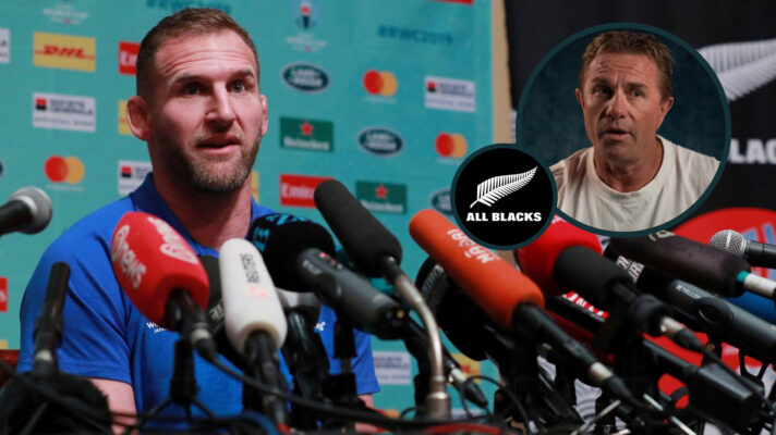 Kieran Read and Justin Marshall photo