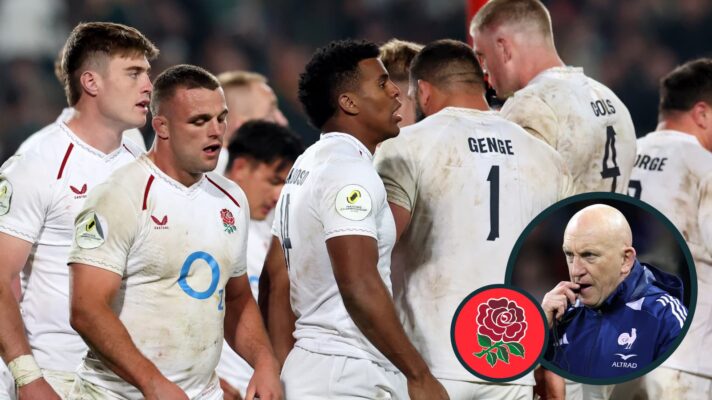 two layer image of england and shaun edwards