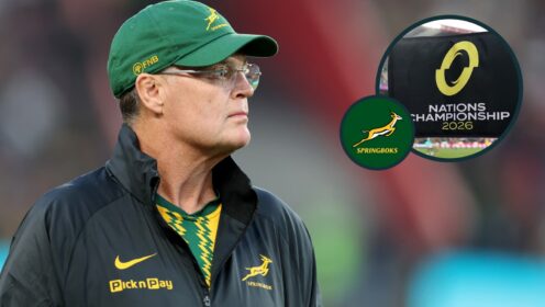 two layer image of Rassie Erasmus