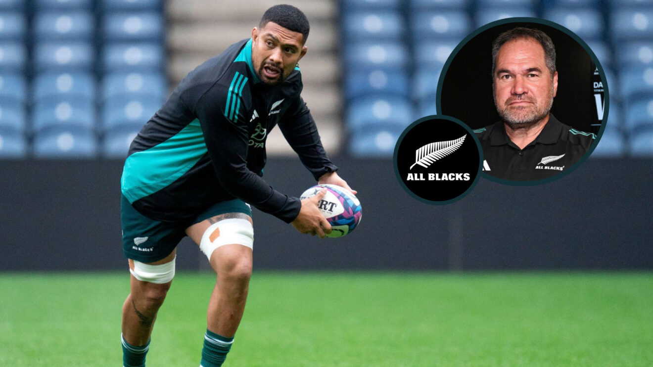 Ardie Savea and Dave Rennie photo