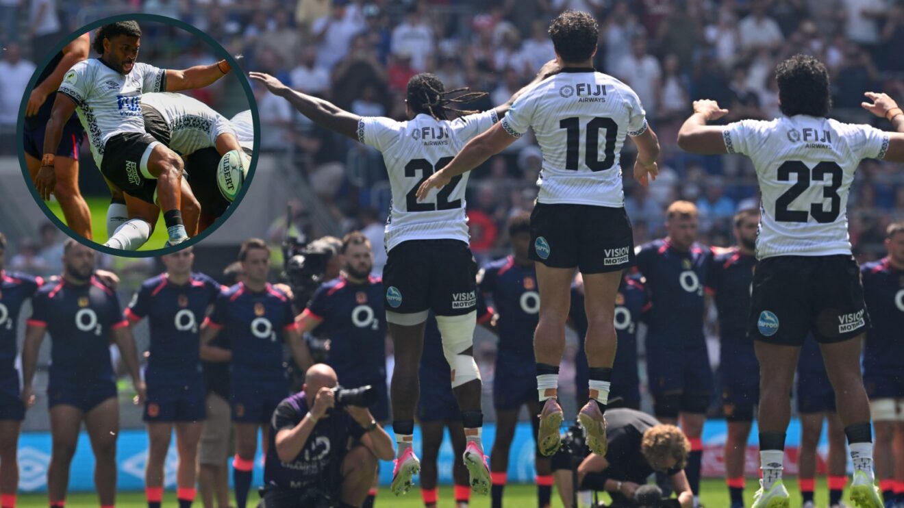 England upset the Fijian party at the Hill Dickinson Stadium on Saturday