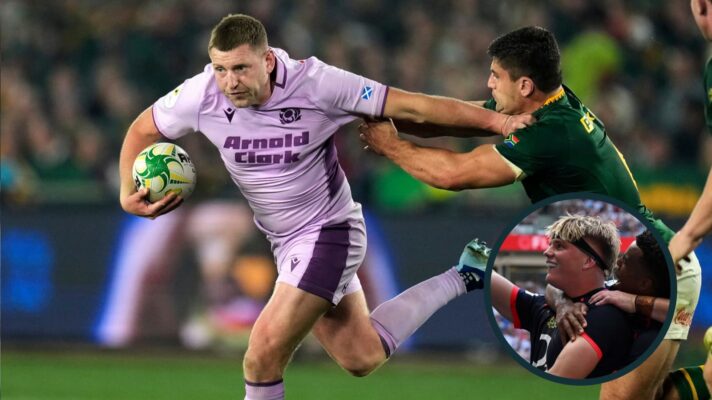 Finn Russell impressed for Scotland against South Africa.