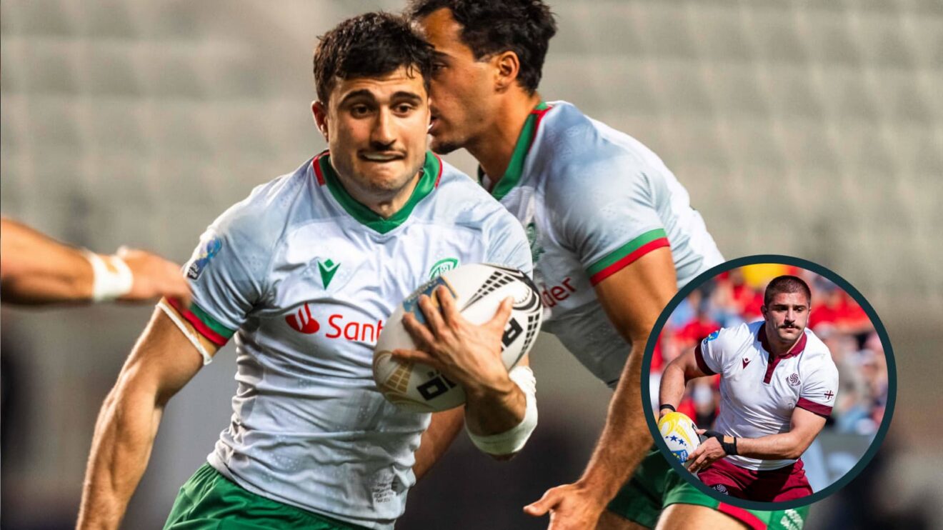 Portugal wing Raffaele Storti scored two tries against Canada.