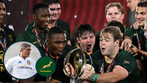 two layer image of south africa rugby