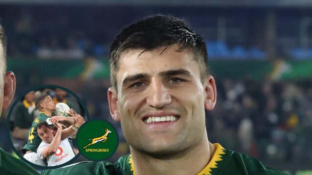 two layer image of south africa rugby
