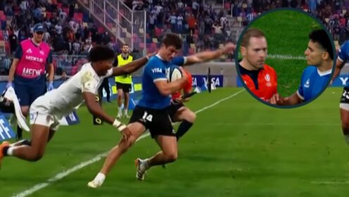 Nigel Owens calls for action after ‘totally unacceptable’ referee ‘abuse’ following Argentina’s disallowed try decision against England
