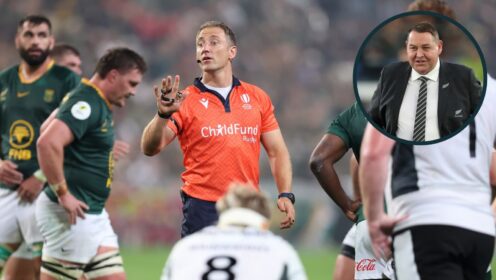 Ex-All Blacks boss Steve Hansen welcomes ‘slight change in refs’ attitude’ but highlights area where ‘we have to find a way to be more competitive’