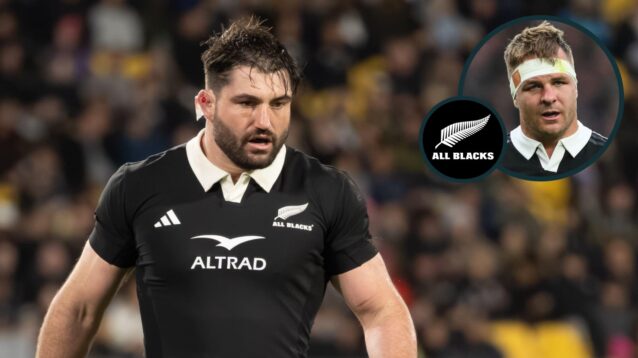 All Blacks flankers Luke Jacobson and Sam Cane
