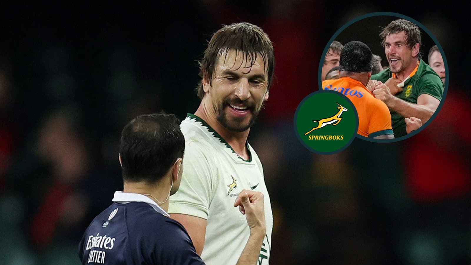 Eben Etzebeth explains how his career as a winger ended and recalls his infamous ‘scuffles’ versus the Wallabies and Wales