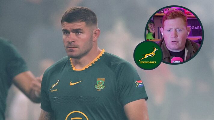 Springboks Malcolm Marx and Steven Kitshoff