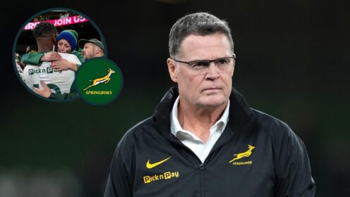 two layer image of South Africa rugby