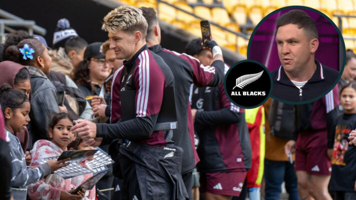 Beauden Barrett and James Parsons photo