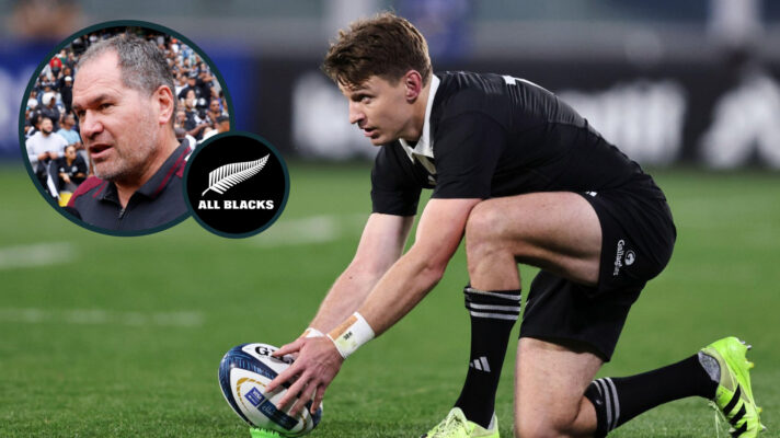 Dave Rennie and Beauden Barrett photo