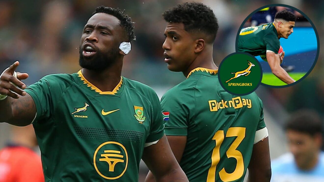 Springboks captain Siya Kolisi, centre Canan Moodie and fly-half Sacha Feinberg-Mngomezulu all start.