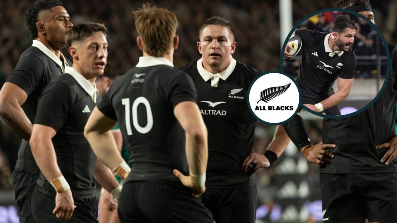 Cam Roigard will provide impact off the bench while Luke Jacobson skippers the All Blacks against the Sharks.