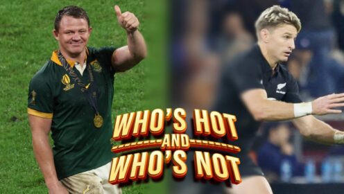 Deon Fourie is recalled by the Springboks while Beauden Barrett had a tough night at 10 for the All Blacks.