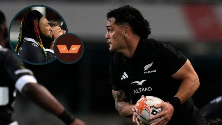 A two layered image of Ma'a Nonu and Quinn Tupaea