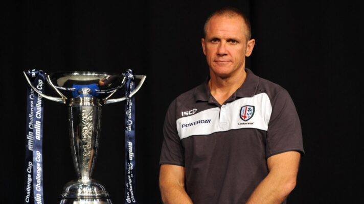 Brian Smith at the Amlin Cup launch