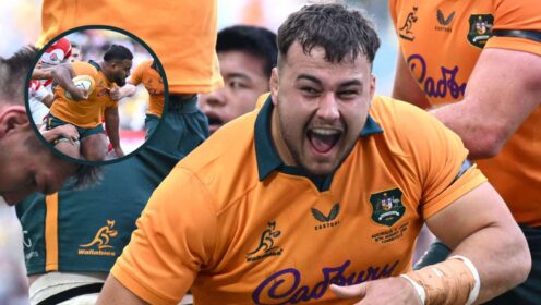 Wallabies v Japan: Five takeaways as Australia’s big men ‘obliterate’ Brave Blossoms in second half romp with a ‘clear difference’ emerging