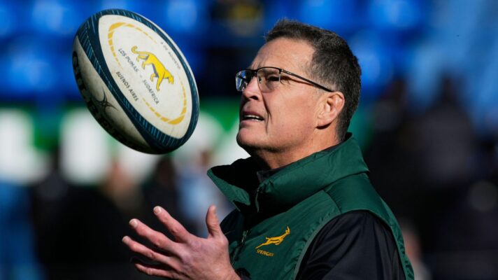 Springboks head coach Rassie Erasmus during South Africa v Argentina in 2026