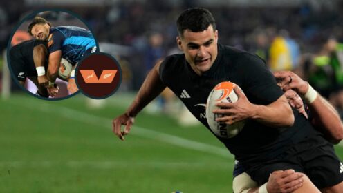 Josh Moorby again impressed for the All Blacks, scoring two tries against the Bulls.