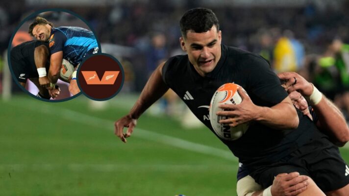 Josh Moorby again impressed for the All Blacks, scoring two tries against the Bulls.