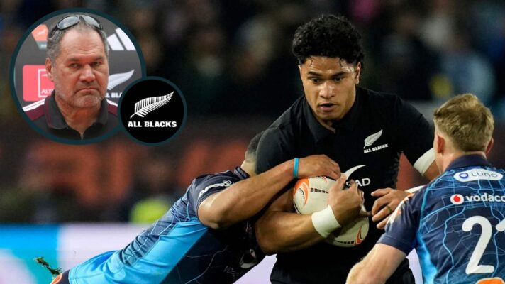 Bulls taking on New Zealand in tour game and All Blacks head coach Dave Rennie (inset).
