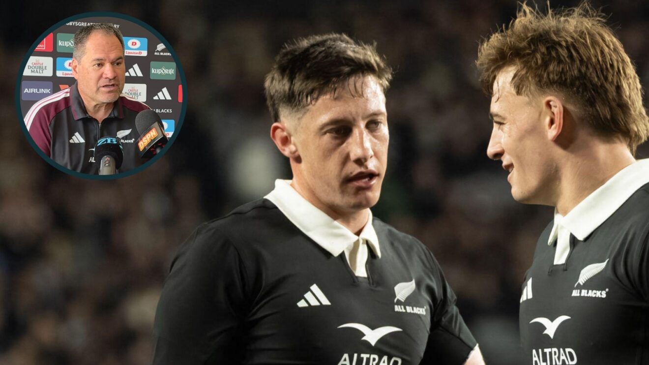 Dave Rennie issues Cam Roigard update as All Blacks boss opens up on Rassie Erasmus snub