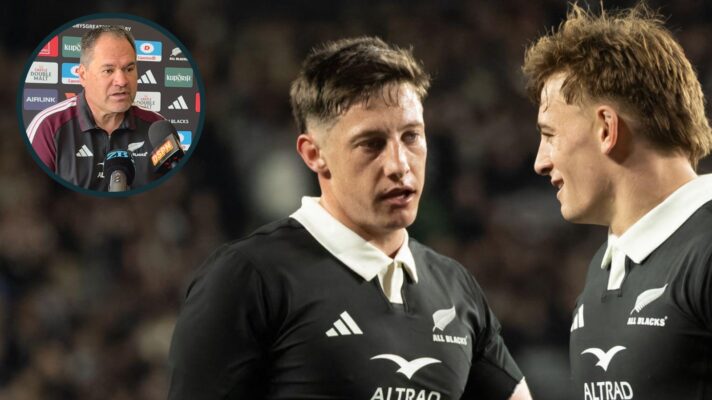Dave Rennie issues Cam Roigard update as All Blacks boss opens up on Rassie Erasmus snub