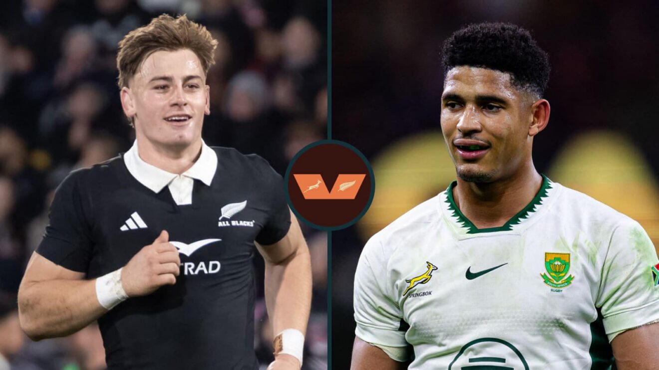 two layer image of New Zealand and South Africa Greatest Rivalry series