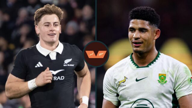 two layer image of New Zealand and South Africa Greatest Rivalry series