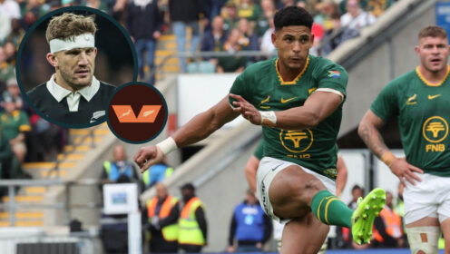 Damian McKenzie and Sacha Feinberg-Mngomezulu image