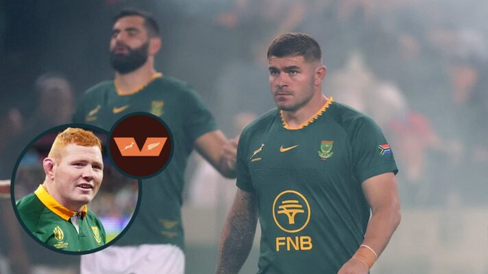 two layer image of Springbok rugby