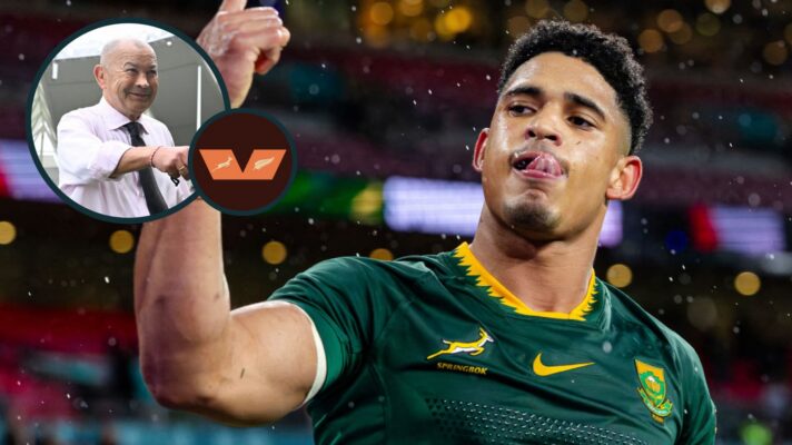 Sacha Feinberg-Mngomezulu starts at fly-half for Springboks.