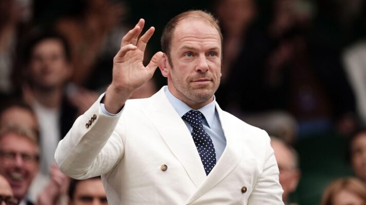 Alun Wyn Jones pictured at Wimbledon