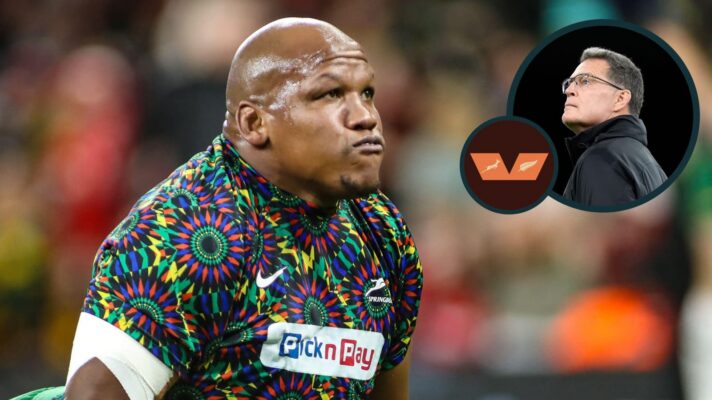 two layer image of springboks rugby