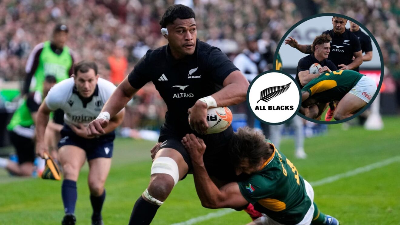 Two layer image of All Blacks rugby
