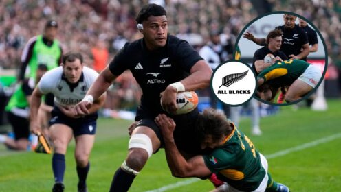 Two layer image of All Blacks rugby