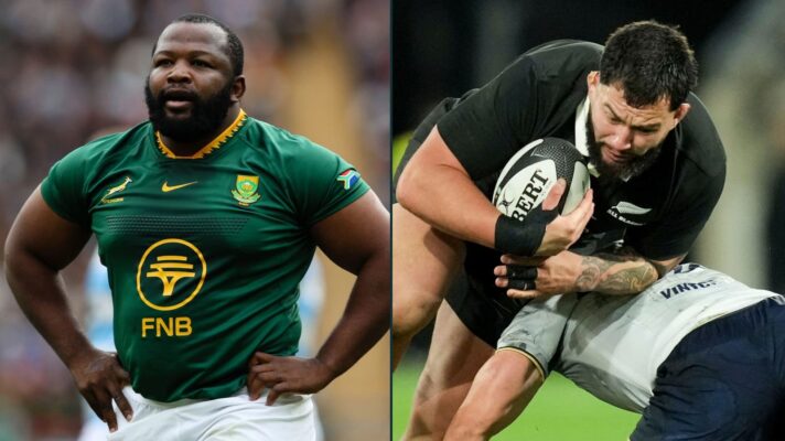 Ox Nche and Tyrel Lomax meet again in the Springboks v All Blacks clash.