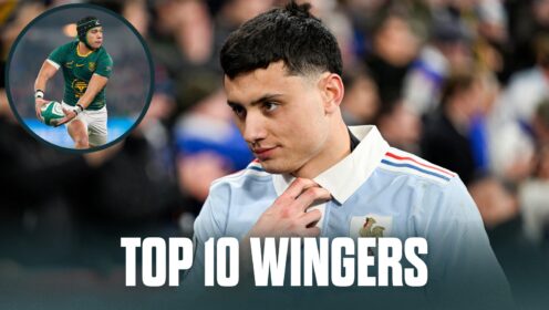 Top 10 wingers in rugby: ‘Electric’ Frenchman takes gold ahead of ‘record-breaking’ All Black while ‘clutch’ Springbok secures bronze