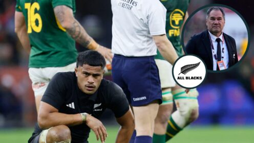 two layer image of the all blacks