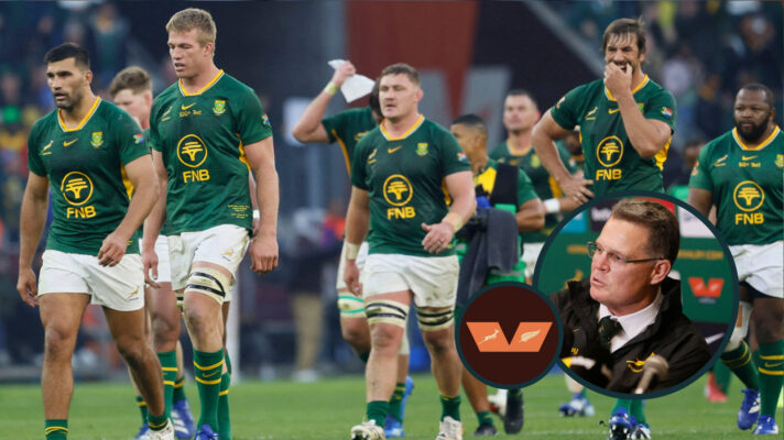 Springboks and Rassie Erasmus photo