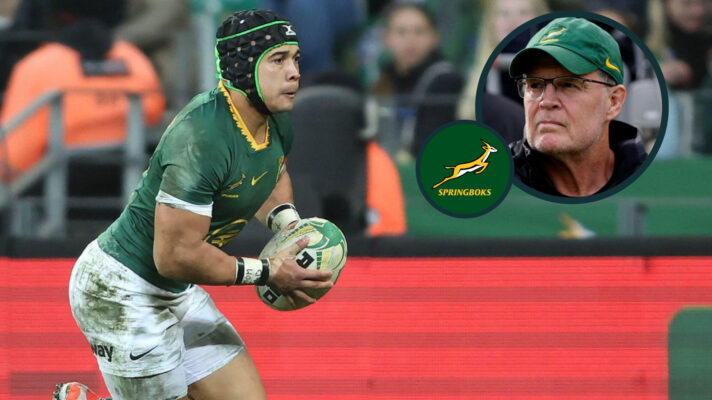 Cheslin Kolbe and Rassie Erasmus pic