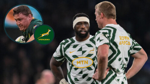 Jasper Wiese Siya Kolisi and Pieter-Steph du Toit image