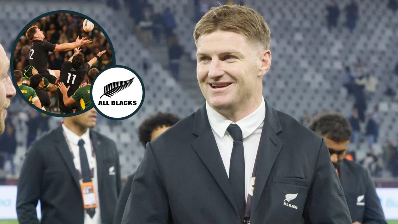 two layer image of All Blacks rugby